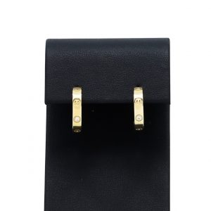 CZ Love Hoops - Earrings