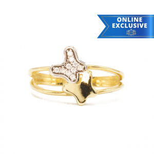 CZ Butterfly - Ladies Ring