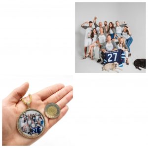 CZ Silver Memory Pendant Large - Pendant - Image 3