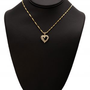 Heart Diamond Pendant Set 0.50ct - Gift Set