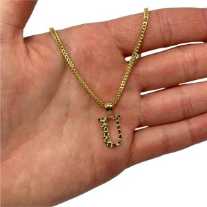 Letter U Mini Nugget - Pendant