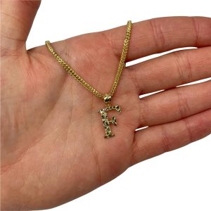 Letter F Mini Nugget - Pendant