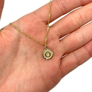 Letter O Round - Pendant