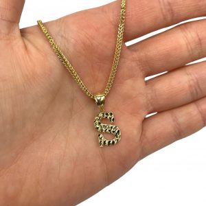 Letter S Mini Nugget - Pendant