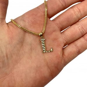 Letter L Mini Nugget - Pendant