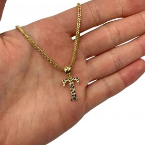 Letter T Mini Nugget - Pendant