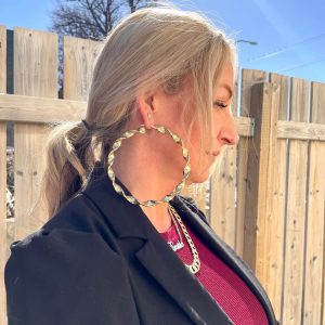 Medusa Twist Hoops #2 - Earrings - Image 4