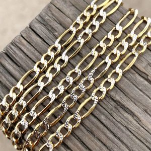 Two-Tone Figaro 6mm 20" - Chain - Image 3