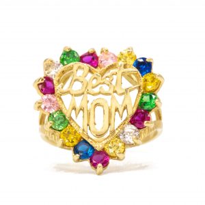 Best Mom Birthstone Ring - Ring
