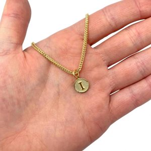 Letter I Round - Pendant