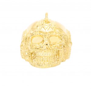 Knight X Skull - Gold Ring