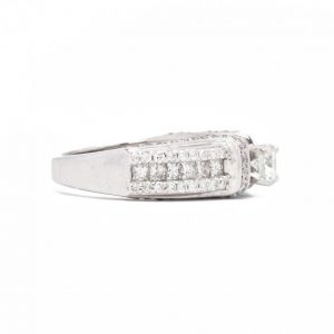 Elegant Band Brilliant Cut 1.73ct #20 - Engagement Ring - Image 4