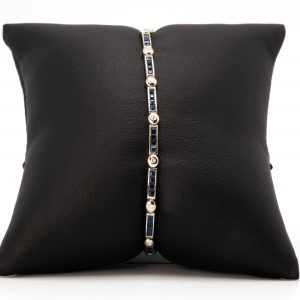 18k Genuine Sapphire & Diamond #39 – Bracelet