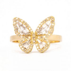 Diamond Butterfly 0.33ct - Diamond Ring
