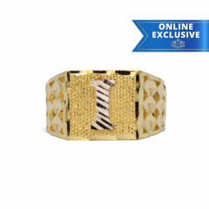Letter I Two-Tone - Rings - Image 1