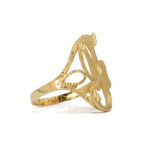 Letter F Diamond Cut - Rings - Image 3