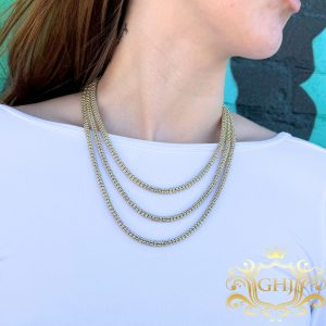 Two-Tone Ice Chain 4.5mm 22" - Chain - Image 3