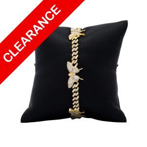 Diamond Butterfly Miami Cuban 2.5ct #204- Bracelet