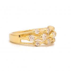 Contour Layered Band 0.50ct - Diamond Ring - Image 3