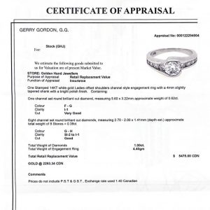 Brilliant Cut Solitaire 1ct #80 - Engagement Ring - Image 3