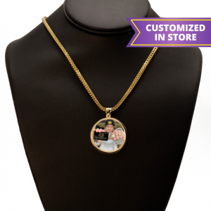 Solid Gold Memory Pendant Medium - Pendant