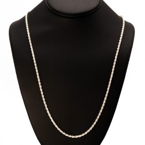 Rope 3mm 30" - Silver Chain