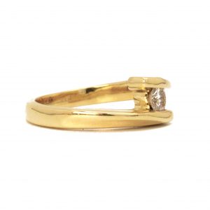 Cross Over 0.19ct - Diamond Ring - Image 3
