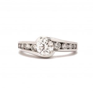 Brilliant Cut Solitaire 1ct #80 - Engagement Ring