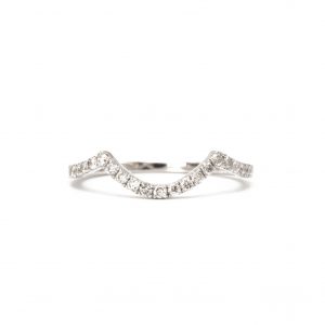 Twist Cluster & Band 1ct - Wedding Set - Image 4