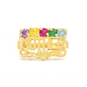 5-Stone Mom Birthstone - Ring