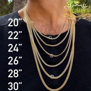 Two-Tone Miami Cuban 4.5mm 18" - Chain - Image 4