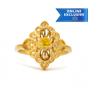 November Ornamental Birthstone - Ladies Ring