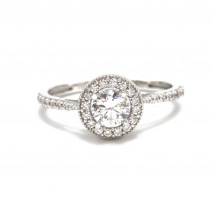 CZ Halo WG Ring- Ring