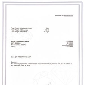 Icy HBK 8.61ct Lab #18 - Diamond Pendant - Image 3