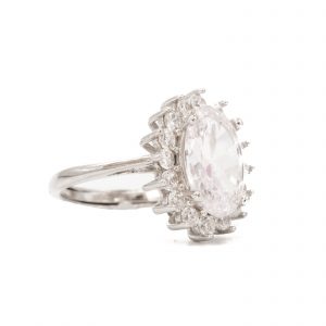 Royal Oval - Silver Ring - Image 3