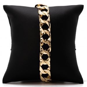 Oval Diamond Cut 12mm 8.75" - Bracelet