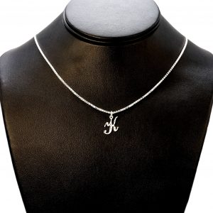 Silver Letter K- Silver Pendant
