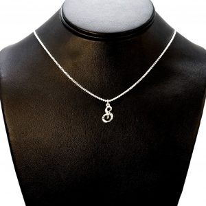 Silver Letter S- Silver Pendant