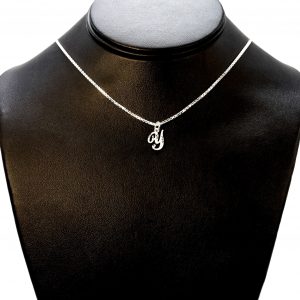 Silver Letter Y- Silver Pendant