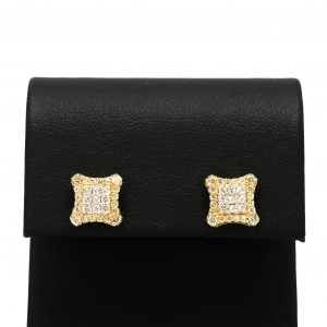 Square 0.75ct- Genuine Diamond Earrings
