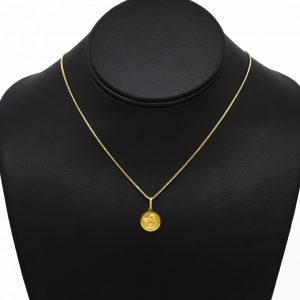 Small Round Angel Pendant- Pendant