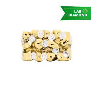 Icy Richard 1.5ct Lab #170 - Diamond Nugget Ring