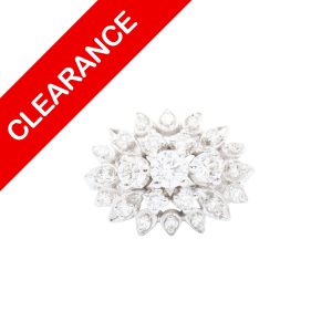 Cluster Diamond Ring 1.05ct #91 - Diamond Ring