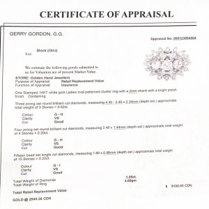 Big Icicle Diamond Band 1.05ct #91 - Diamond Ring - Image 3