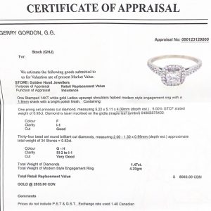 Halo Square Cluster #102 1.47ct - Diamond Ring - Image 3