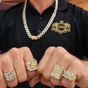 Icy Tyson 1.94ct Lab #127- Diamond Nugget Ring - Image 3