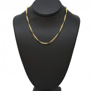 14KT Flat Ice Chain 3.75mm 18" - Chain