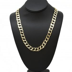 Square Diamond Cut 12mm 30" - Solid Chain