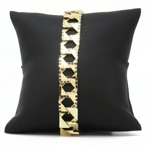 Square Diamond Cut 12mm 9" - Bracelet