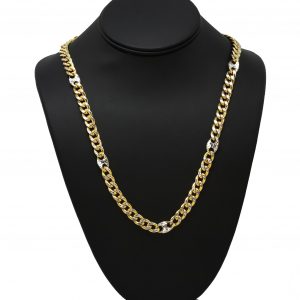 Two Tone Gucci Chain 9mm 27" - Chain